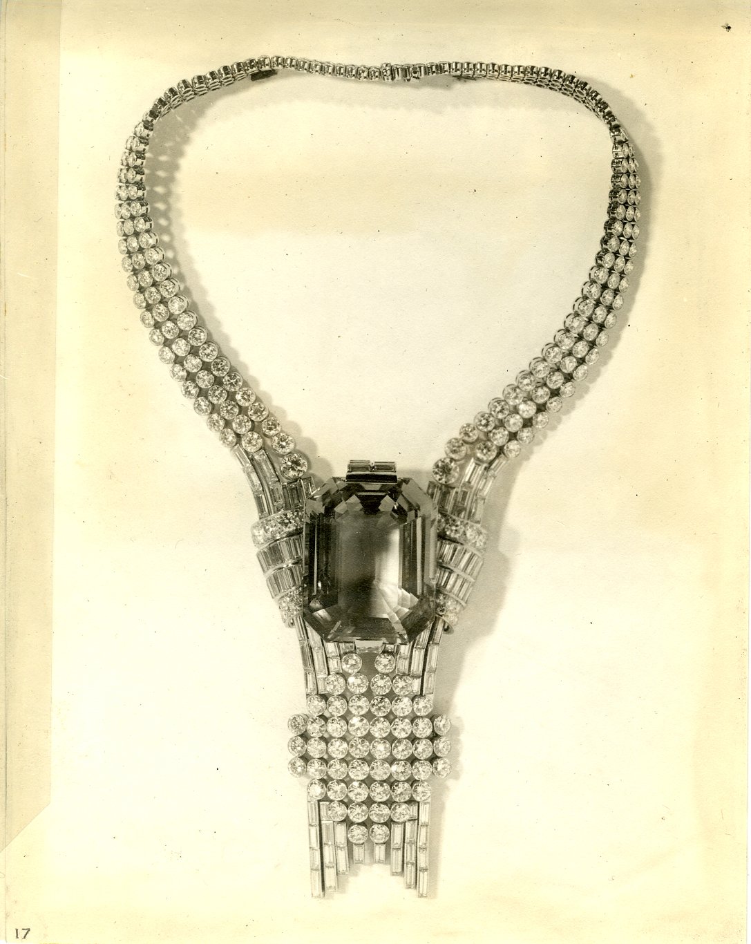 Архивное колье Tiffany с аквамарином Архивное колье Tiffany