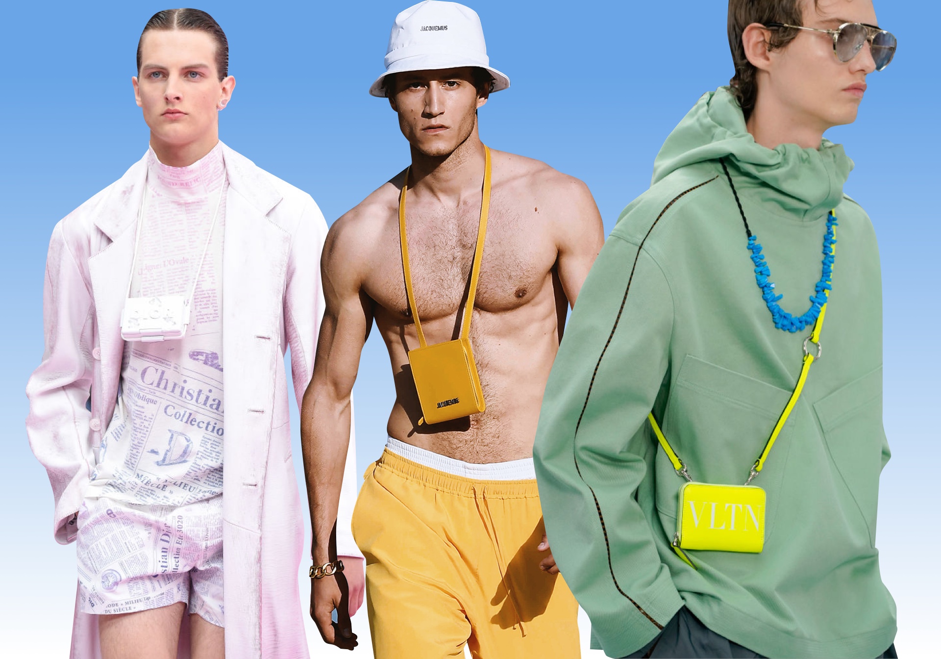 Dior Homme весна-лето 2020, Jacquemus Homme весна-лето 2019, Valentino menswear весна-лето 2020 Dior Homme весна-лето 2020, Jacquemus Homme весна-лето 2019, Valentino menswear весна-лето 2020