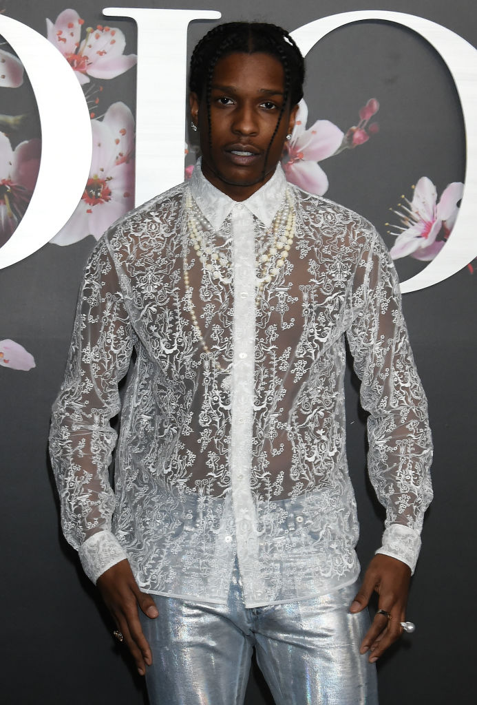 A$AP Rocky на показе Dior A$AP Rocky на показе Dior