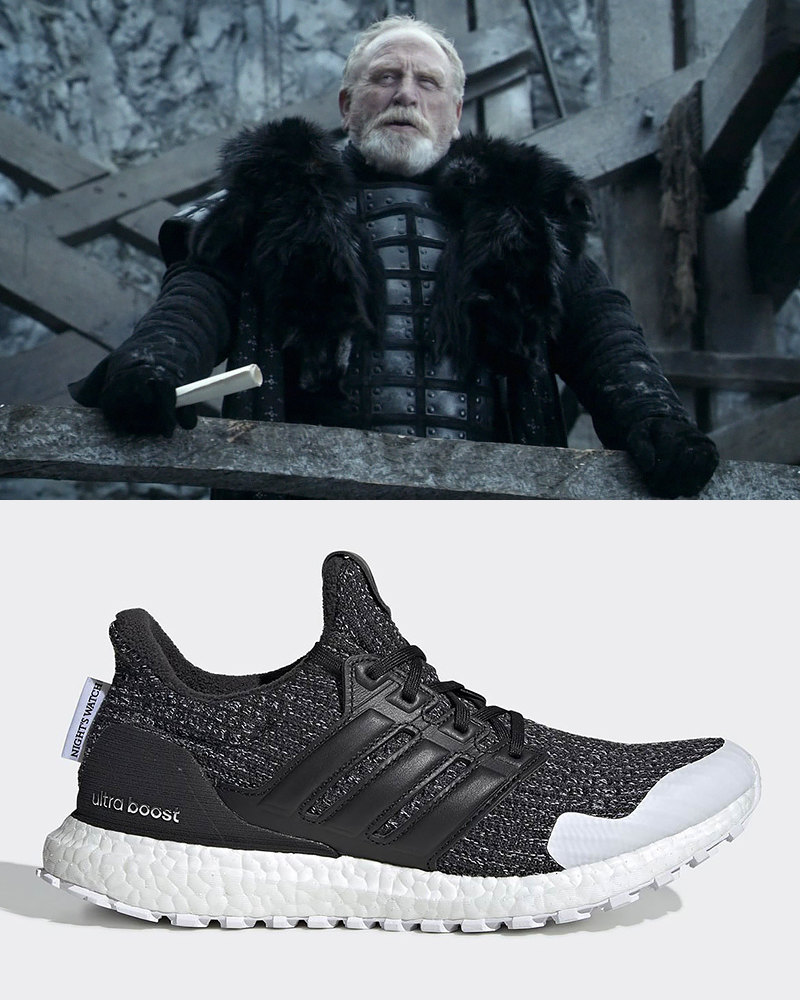Джиор Мормонт, 997-й Лорд-командующий Ночного дозора и adidas Ultra Boost “The Night’s Watch” Джиор Мормонт, 997-й Лорд-командующий Ночного дозора и adidas Ultra Boost “The Night’s Watch”
