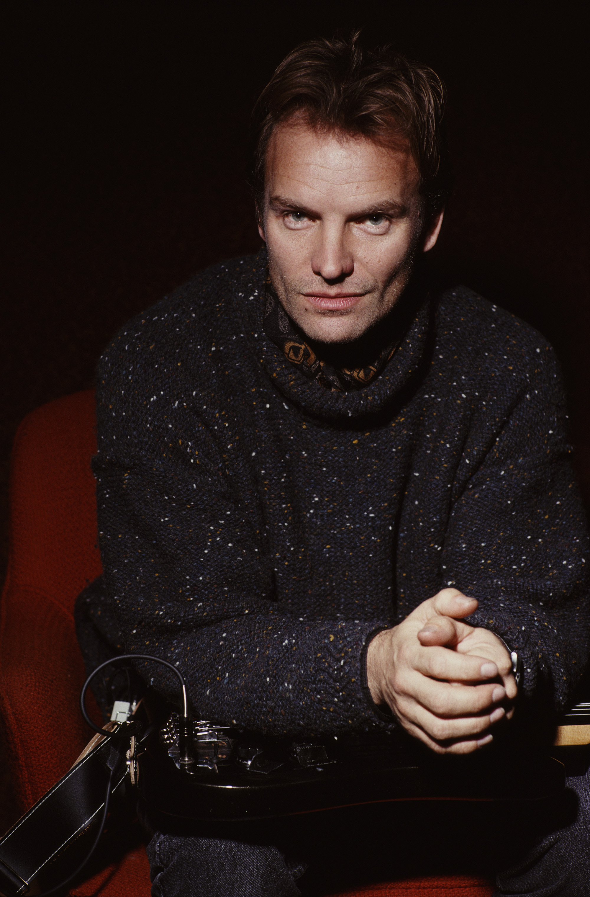 Стинг, 1991 British musician and actor Sting at the SIR Studio in New York City, 14th January 1991. (Photo by )
