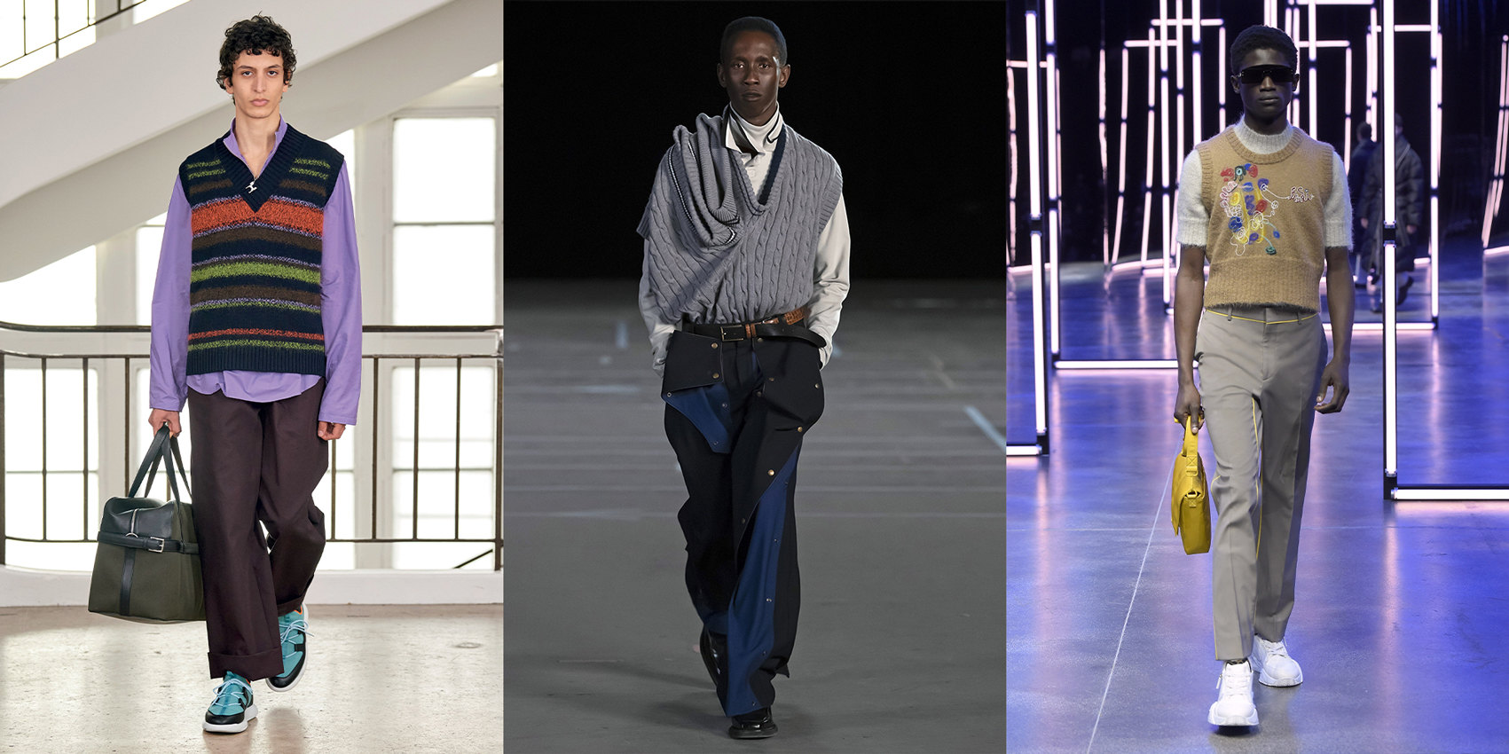 Hermès, Y/Project, Fendi осень-зима 2021 Hermès, Y/Project, Fendi осень-зима 2021
