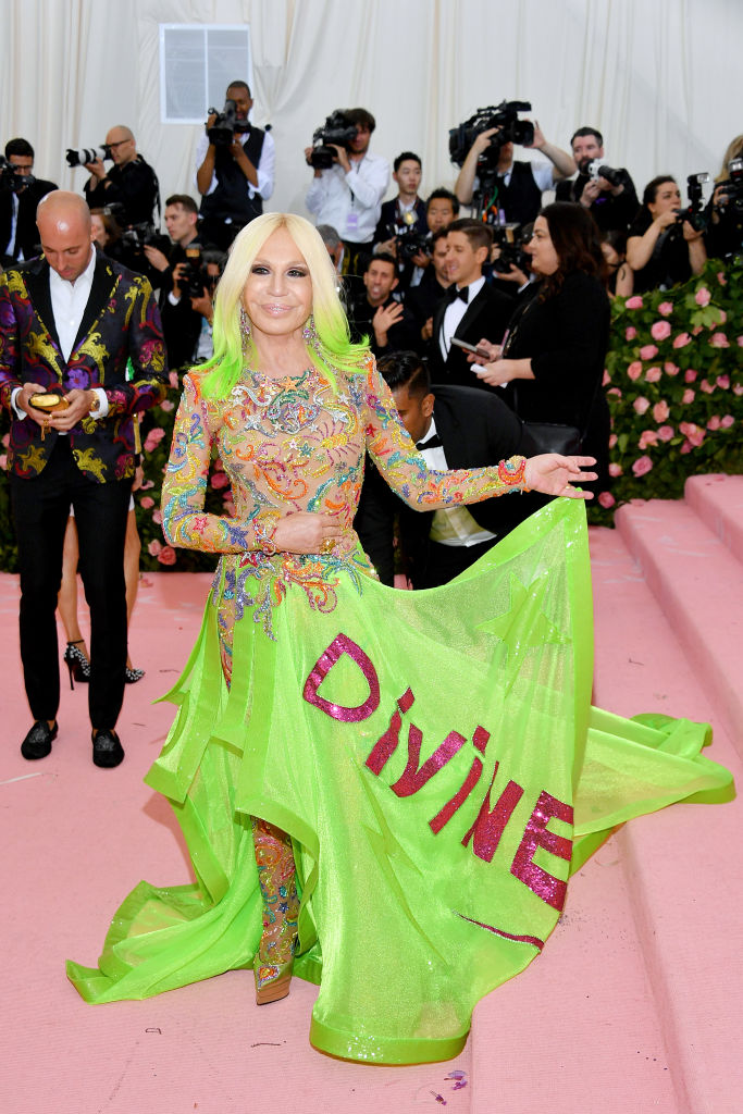 Донателла Версаче в Versace Донателла Версаче в Versace