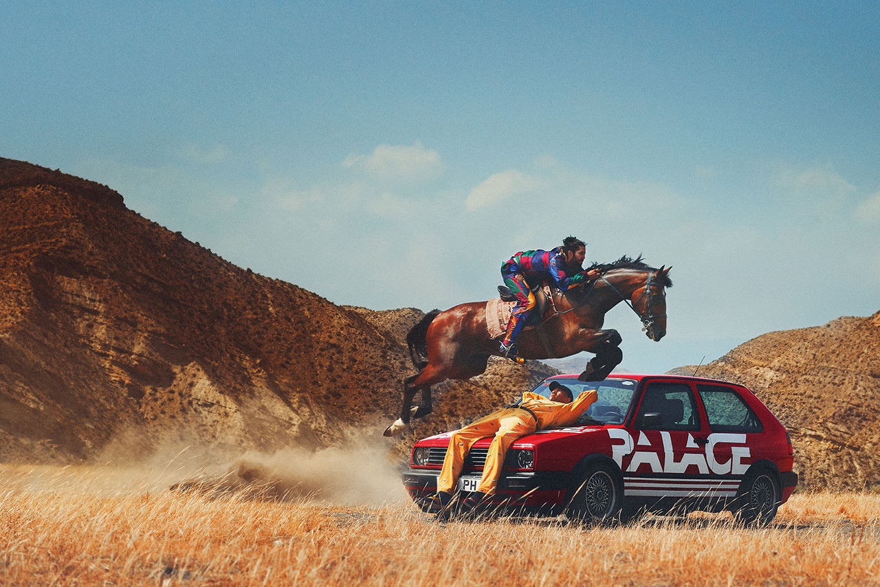 Кадр из рекламной кампании Palace x Polo Ralph Lauren Кадр из рекламной кампании Palace x Polo Ralph Lauren