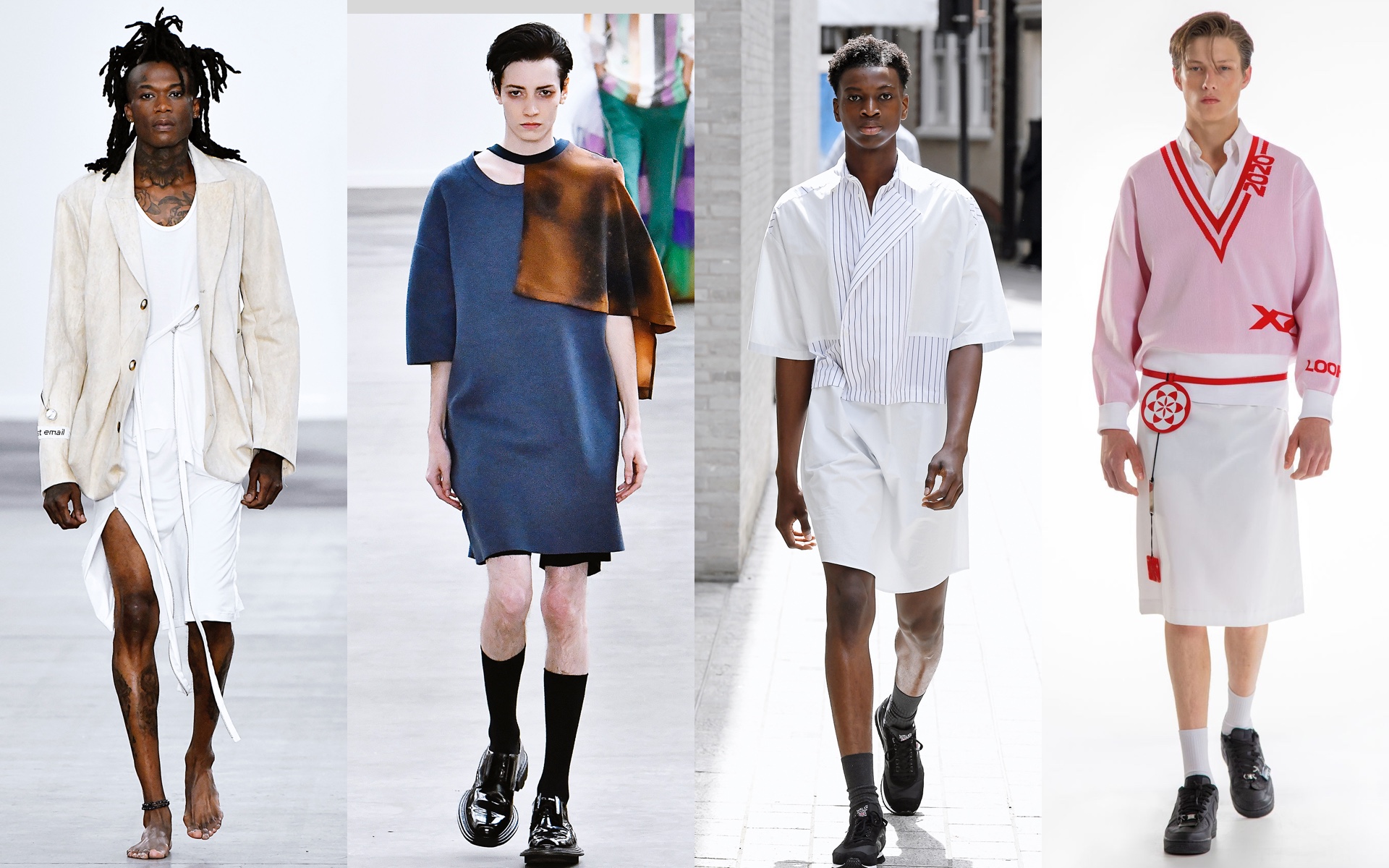 Per Götesson, 8ON8, Chalayan, Xander Zhou, весна–лето 2020 Per Götesson, 8ON8, Chalayan, Xander Zhou, весна–лето 2020