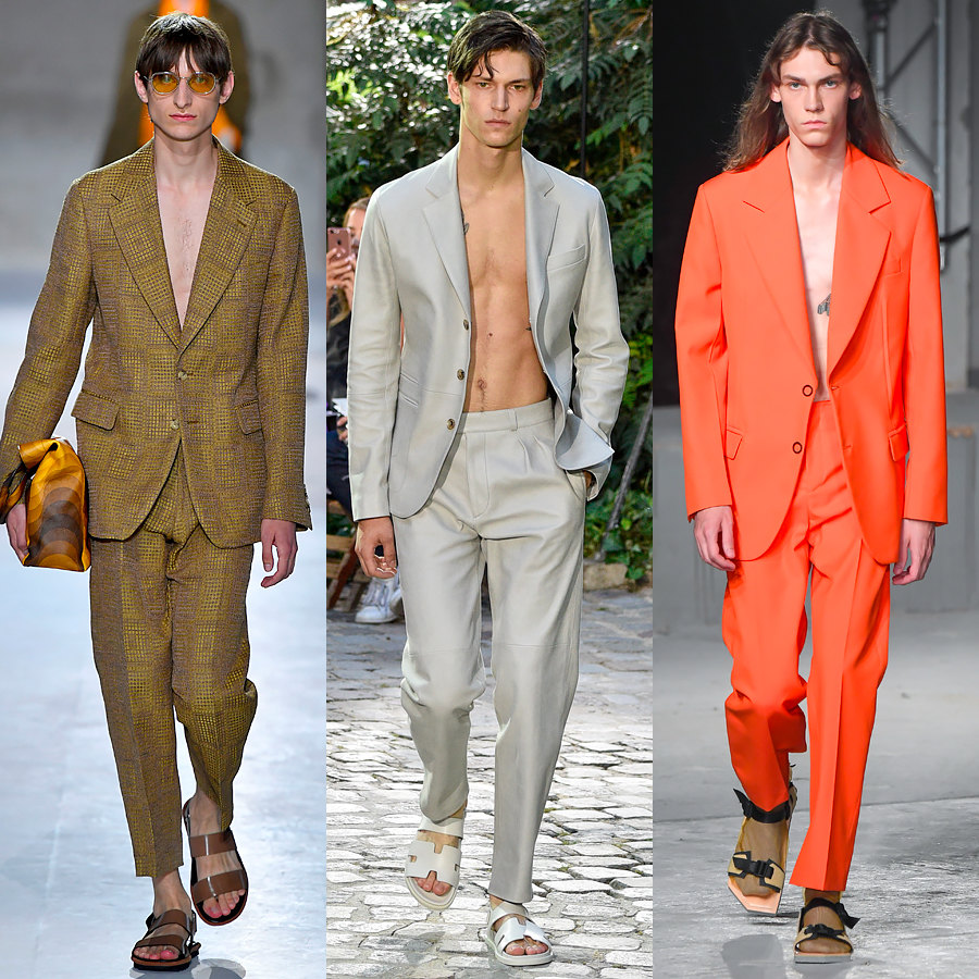 Dries Van Noten, Hermes, Acne Studios весна-лето 2019 Dries Van Noten, Hermes, Acne Studios весна-лето 2019