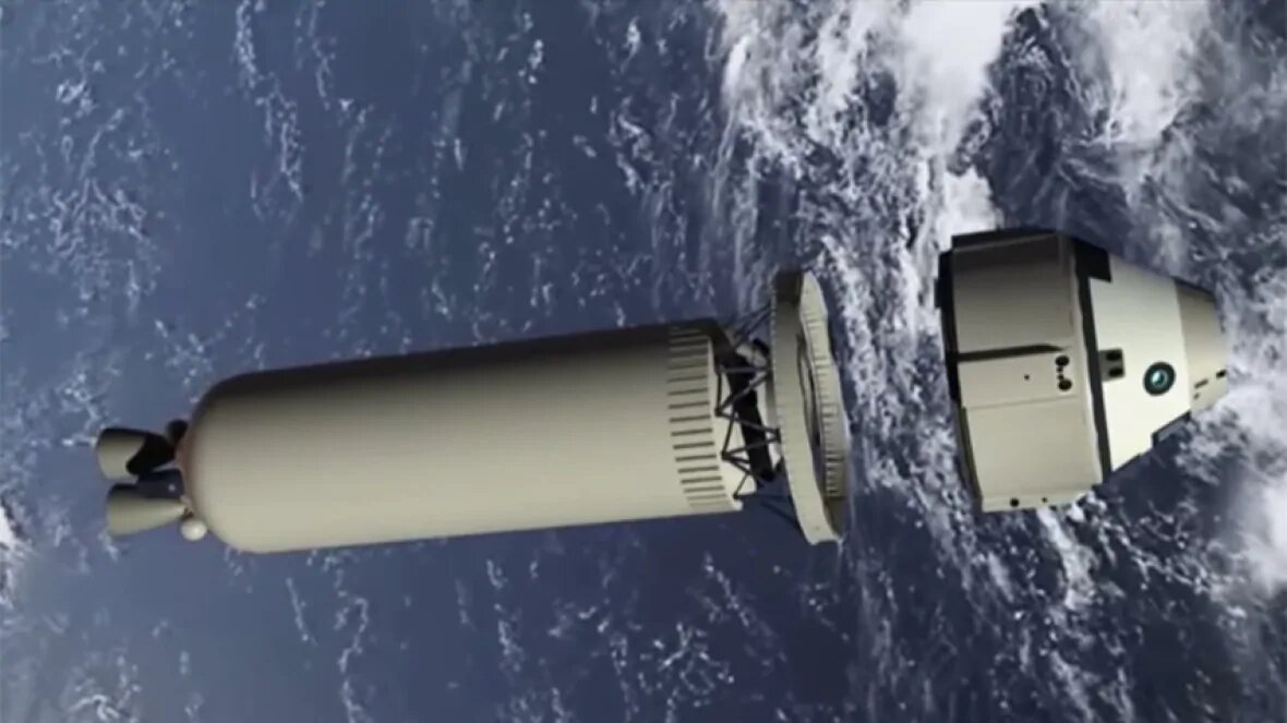CST-100 Starliner отделяется от ракеты Atlas 5, демонстрационный ролик Boeing CST-100 Starliner отделяет от ракеты Atlas 5, демонстрационный ролик Boeing