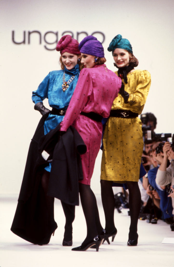 Показ Ungaro осень-зима 1984 Показ Ungaro осень-зима 1984