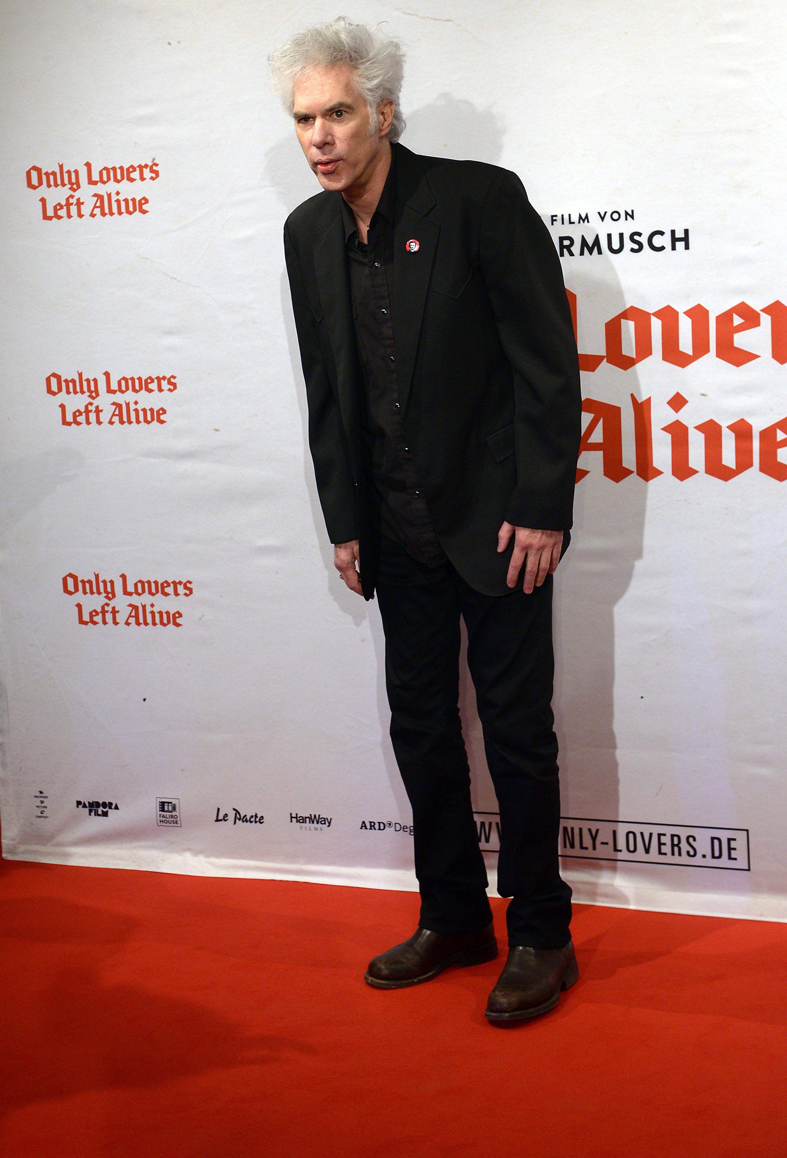На премьере фильма «Выживут только любовники» в Кельне, 2013 Cologne, Germany. 10th Dec, 2013. Filmmaker Jim Jarmusch Arrives To The Premiere Of The Movie