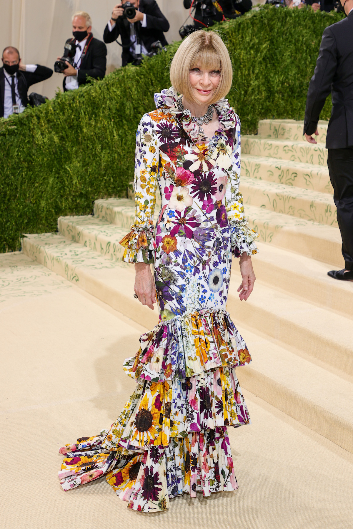 Анна Винтур в Oscar De La Renta Анна Винтур в Oscar De La Renta