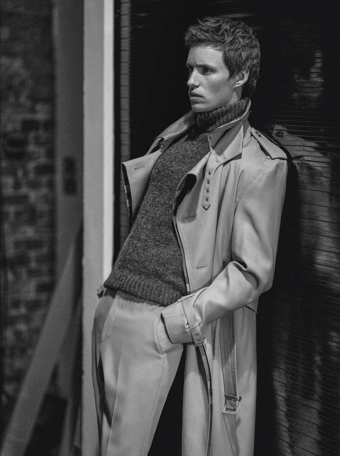 Пальто и брюки Burberry; < /br>джемпер Ami" title=