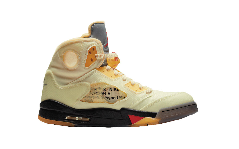 Off-White x Air Jordan 5 “Sail” Off-White x Air Jordan 5 “Sail”