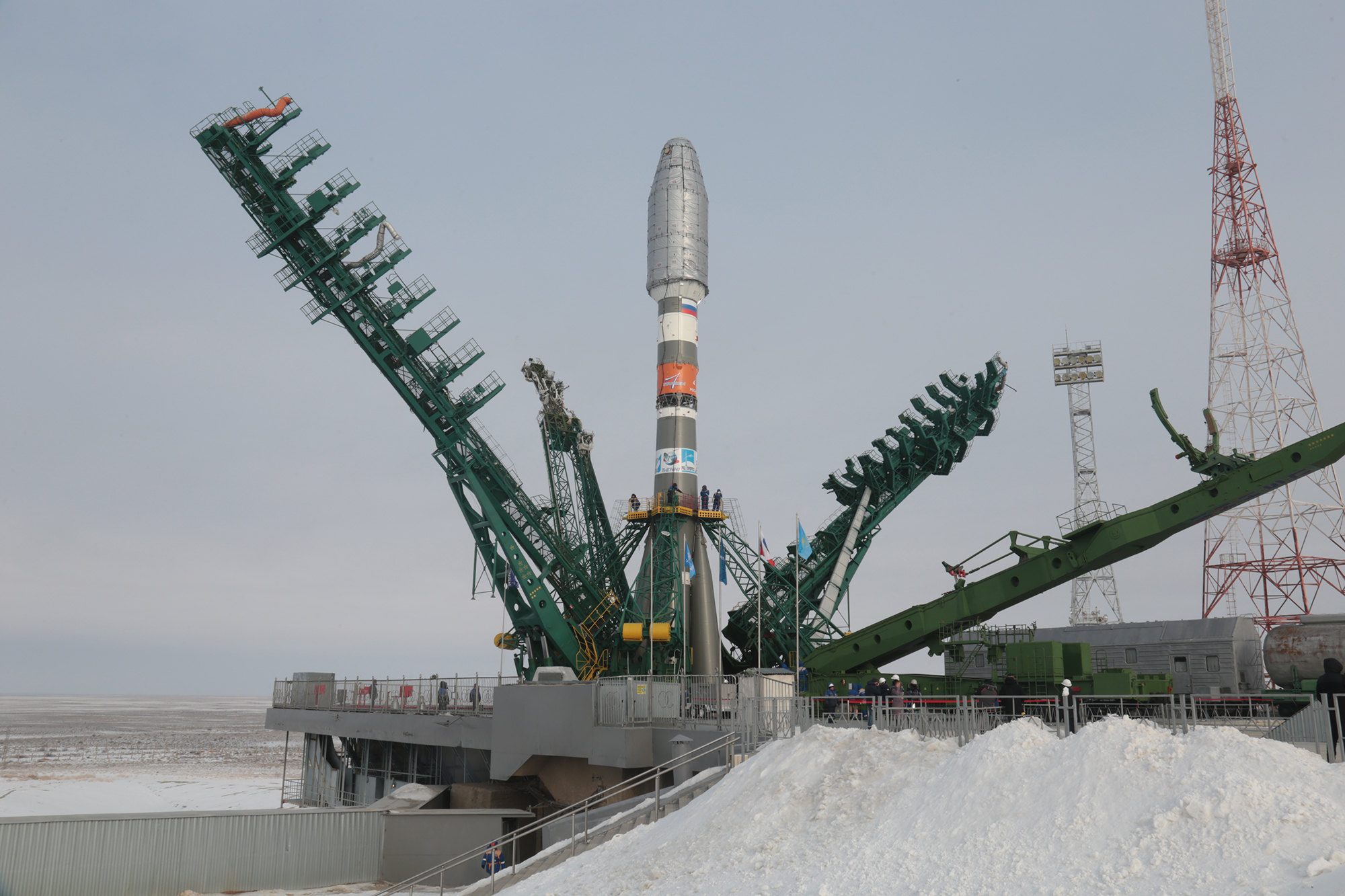 Вывоз на стартовый комплекс «Союз-2.1б» Вывоз на стартовый комплекс Союз-2.1б
