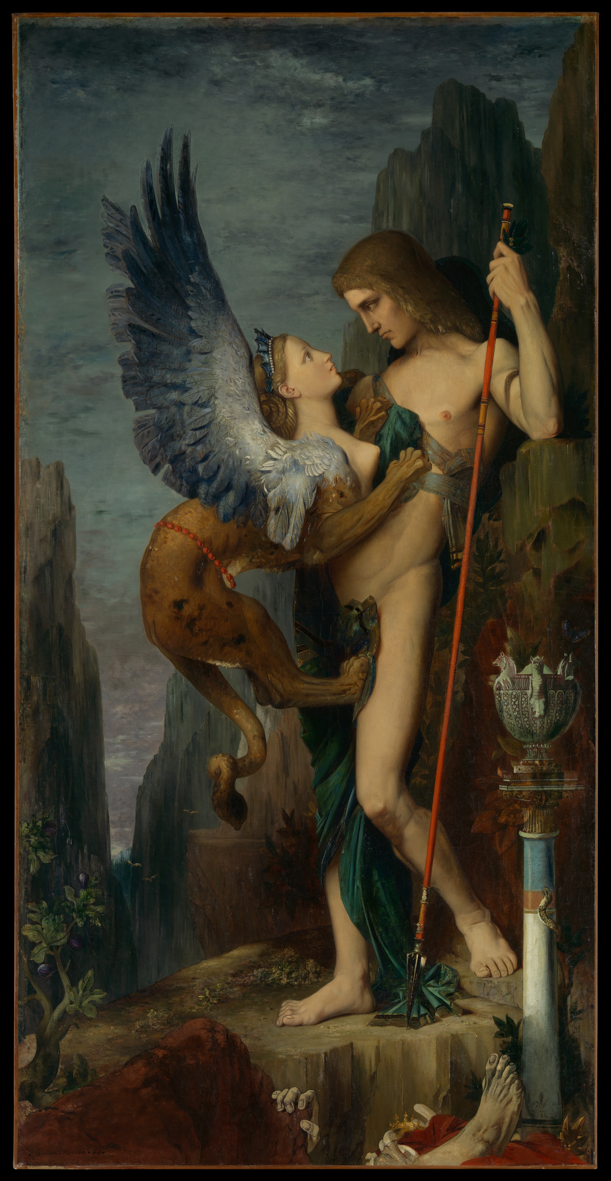 Гюстав Моро «Эдип и сфинкс» (1864) Гюстав Моро «Эдип и сфинкс» (1864)