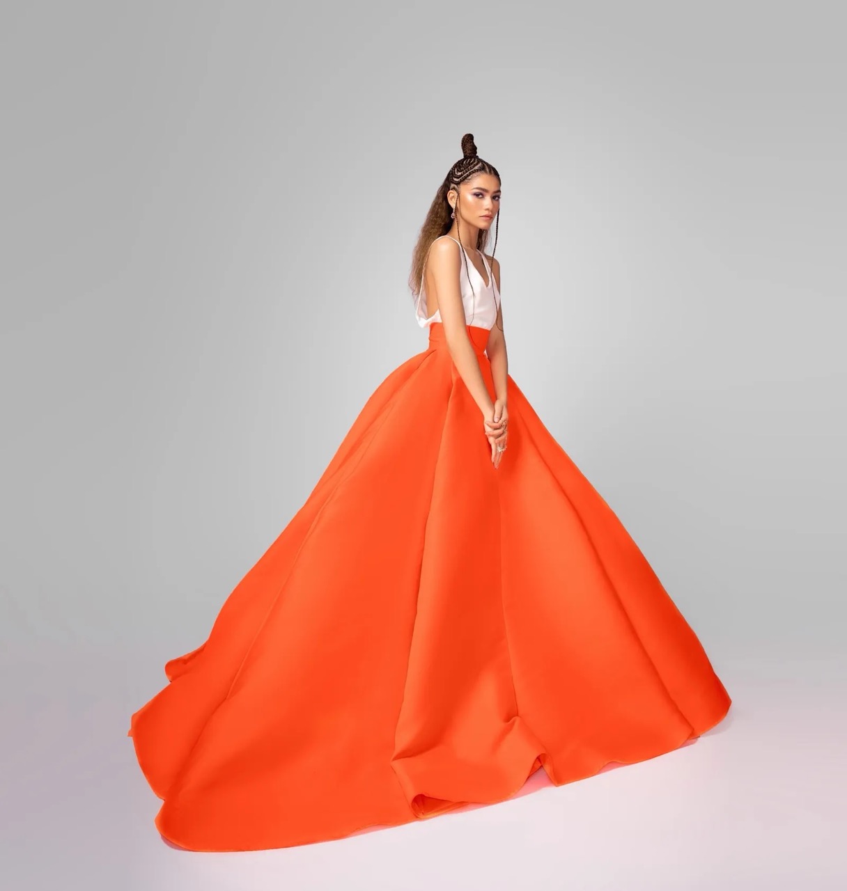 Зендея в Valentino Couture и украшениях Bvlgari Зендея в Valentino Couture