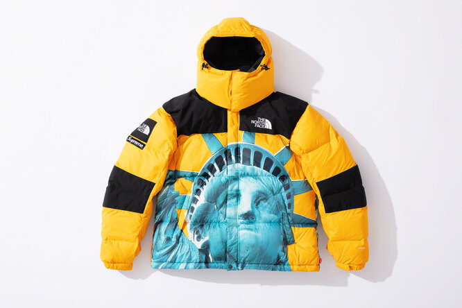 the nort face x supreme